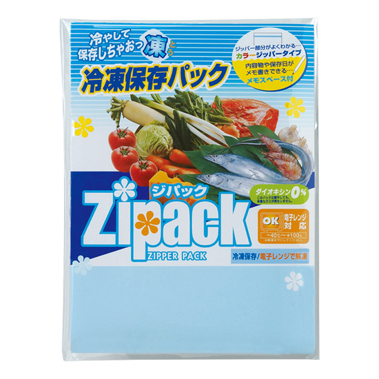 ジパック・冷凍保存パック(3枚入)