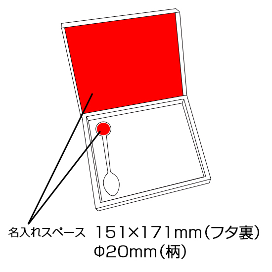 オリジナルスプーン5本(正円)