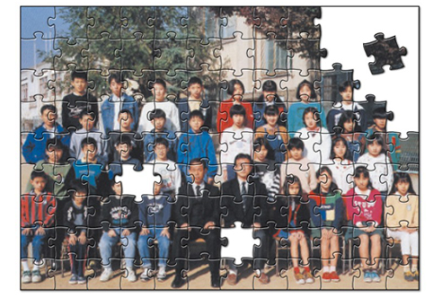 想い出のお写真をパズルにできます。