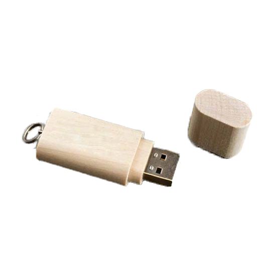 木製スティック型USBメモリ