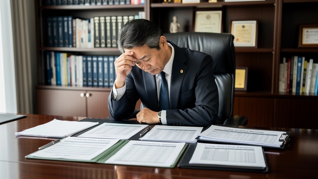 悩んでいる社長