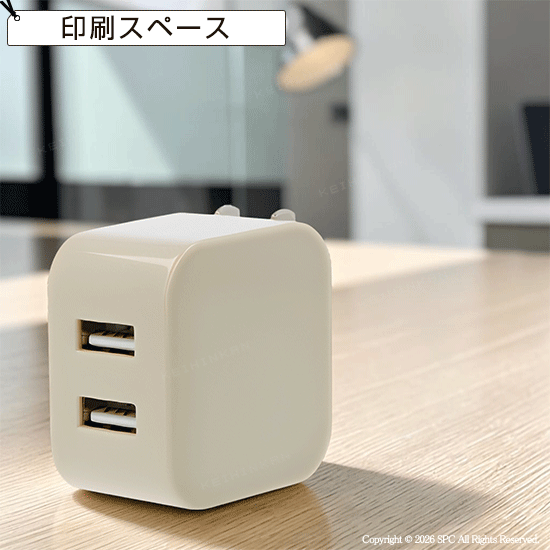 2ポートUSBアダプター（3.4A）