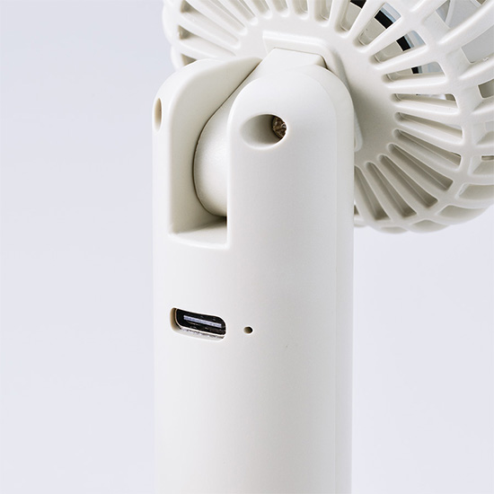 クリップ付ハンディファン