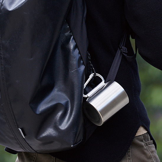 カラビナステンレスマグ