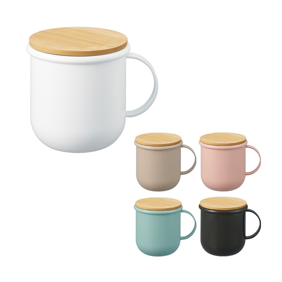 蓋付き断熱ステンレスマグ　350