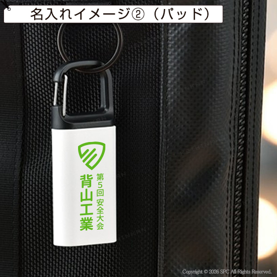 カラビナ付ポケットライト