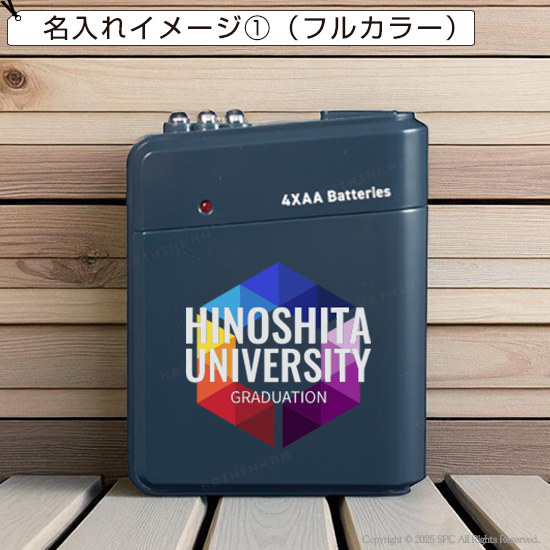 LEDライト付き乾電池式バッテリー