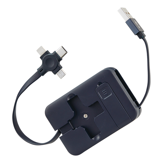 スマホスタンド付　モバイルケーブル