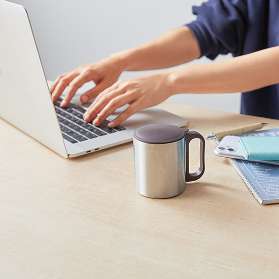 フタ付　ステンレスマグ　210ml