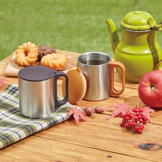 フタ付　ステンレスマグ　210ml