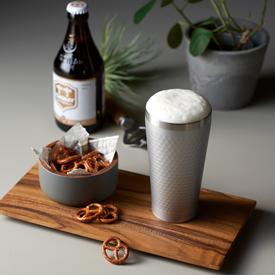 グラシア　ペアタンブラー（GRY＆SIL）350ml