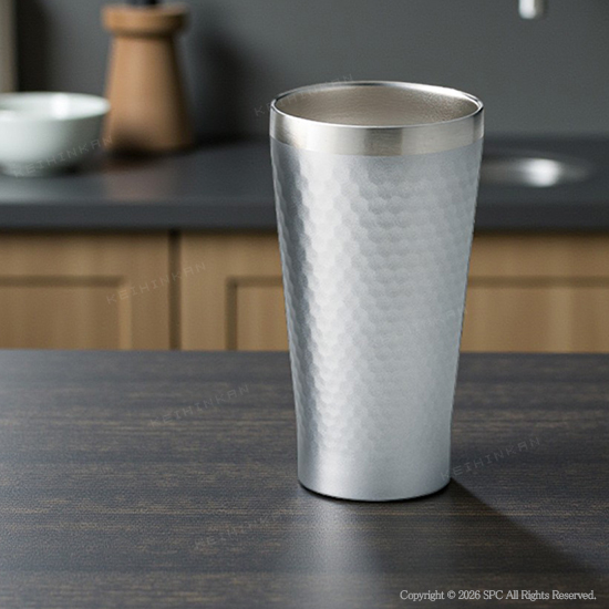 グラシア　ペアタンブラー（GRY＆SIL）350ml