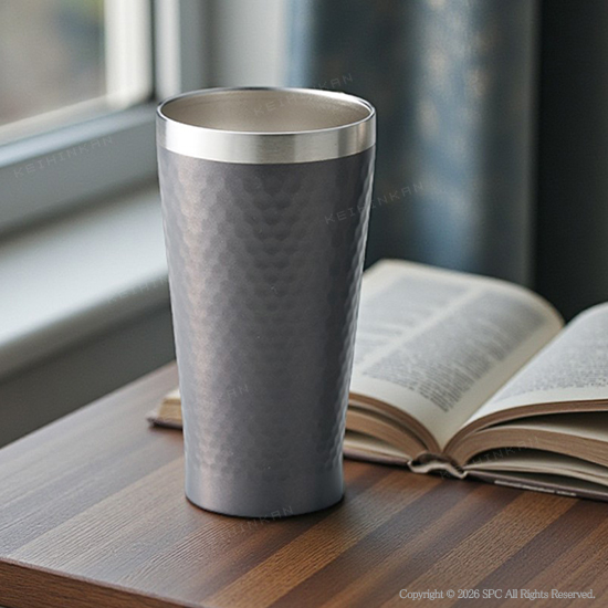 グラシア　ペアタンブラー（GRY＆SIL）350ml