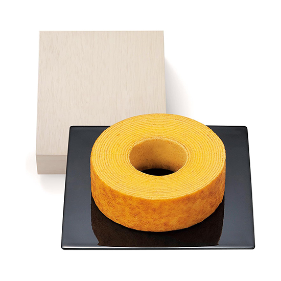 オリジナル木箱入り　バウムクーヘン（フルカラー）