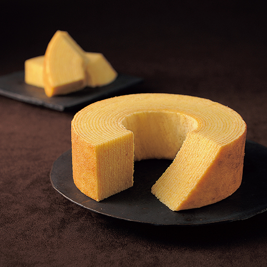 オリジナル木箱入り　バウムクーヘン（フルカラー）