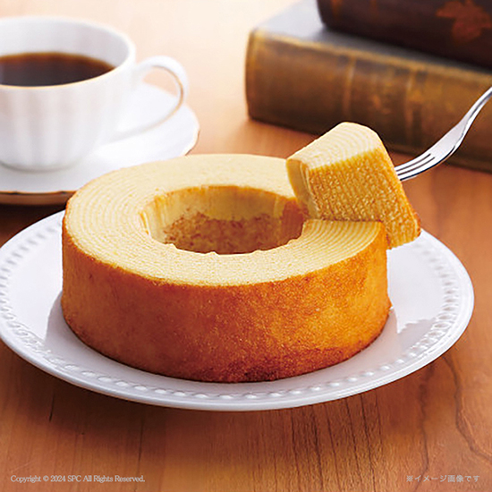 しっとりバームクーヘン〔風呂敷包み・七宝柄〕　APHYA10