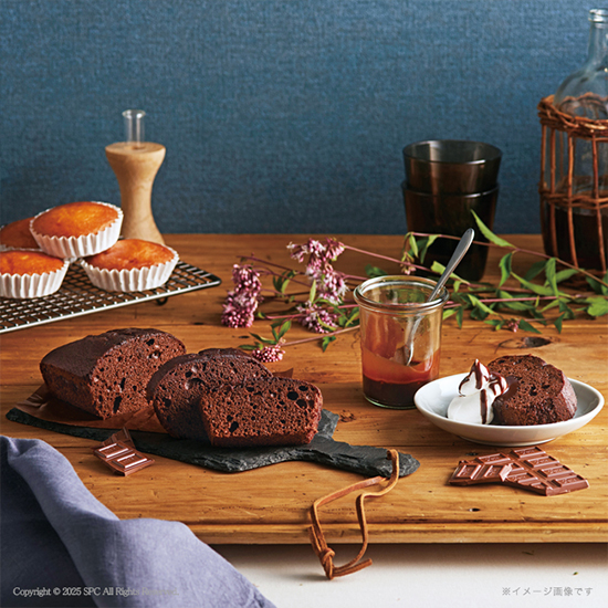 坂井宏行シェフ監修　チョコレートパウンドケーキ＆紅茶セット