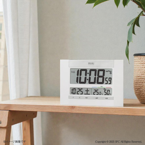 SEIKO 快適度表示付デジタル電波時計（掛置兼用） No.50 ｜ 記念品