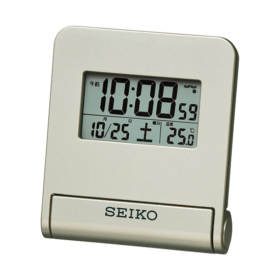 SEIKO　トラベラ（自動点灯タイプ）デジタル電波時計　No.30