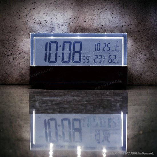 SEIKO　温度・湿度表示付デジタル電波時計　No.85