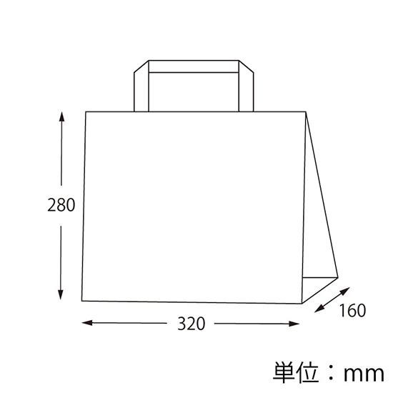 手提げ袋　白無地