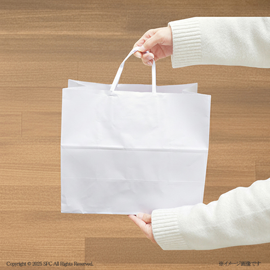 手提げ袋　白無地
