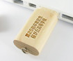 木製スティック型USBメモリT