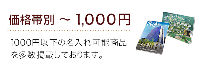 価格帯～1000円ランキング