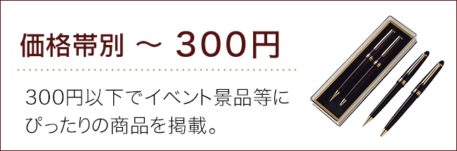 価格帯～300円ランキング
